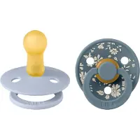 BIBS X Liberty Colour Smokker - 2-pack - Str. 1 - Rund - Capel/D - - 0-6 md - Smokk