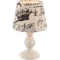 Globo Med svart skrift - bordlampen Jolanda