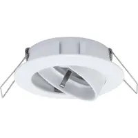 Paulmann 93731, Innfelt ramme (lys), Tak, Hvit, Aluminium, Zink, IP23, GU10