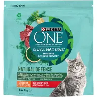 Purina One Dual Nature Sterilised Storfekjøtt med Spirulina - 3 x 1,4 kg