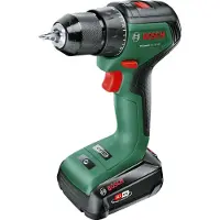 Bosch UniversalDrill 18V-60 bor-/skrumaskin 60 Nm, 2,0 Ah batteri + lader