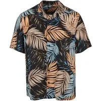 Urban Classics Viscose Aop Resort Kortarmet Skjorte