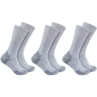 Carhartt Crew Socks 3-Pack Men's Grey XL