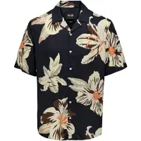 Only & Sons Dan Life Viscosenoos Kortarmet Skjorte