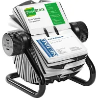 Durable VISIFIX visittkortmappe 400 kort, 200 lommer, svart