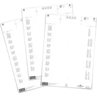 Durable 103102, Hvit, Rektangel, Laser/Blekkskriver, 6,5 cm, 80 stykker