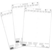 Durable 102202, Hvit, Rektangel, 100 x 38 mm, A4, Laser/Blekkskriver, 240 stykker