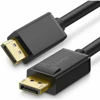 UGREEN DP102 10212 DisplayPort 1.2 4K / DisplayPort 1.2 4K-kabel, 3 m – svart
