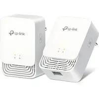 TP-LINK PG1200 KIT, 607 Mbit/s, Gigabit Ethernet, 10,100,1000 Mbit/s, HomePlug AV2, 300 m, Hvit