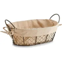 Zeller brødkurv for brød/bakverk/frukt COUNTRY STYLE 30x21x11 cm