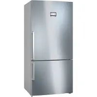 Bosch Serie | 6 KGN86AIDR - Kjøleskap/fryser - bunnfryser - bredde: 86 cm - dybde: 81 cm - høyde: 186 cm - 631 liter - Klasse D - inox-lettrens
