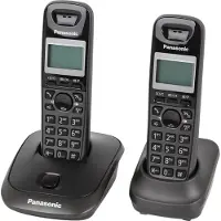Panasonic KX-TG2512PDT - Trådløs telefon med anrops-ID - DECT\GAP + ekstra håndsett