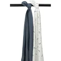 Meyco Baby Moon 120x120 Cm Musselin 2 Enheter