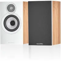 Bowers & Wilkins B&W 607 S3 pedestal speaker, 1 pc, white/oak