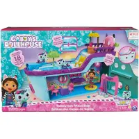 Gabby's Dollhouse Sett - 18 Deler - CAT-Tastic Cruise Ship - - OneSize - Dukketilbehør