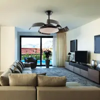 Schuller Valencia LED-takvifte Enzo, dimbar, CCT svart