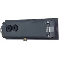 LUCANDE LED innfelt vegglampe Loya, 23 x 8 cm, grå, IP54