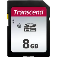 Transcend Sdhc 300s 8gb Class 10 Minnekort