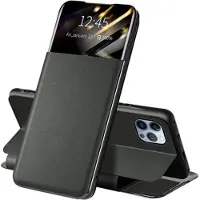 Mtp Products iPhone 13 Pro Front Smart View Flip-deksel - Svart