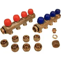 Wavin Tigris Fordelerrørssæt 1 4vejs Inkl. 20x2,0 mm Pex koblingssæt