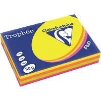 Clairefontaine 1705SC, Universell, A4 (210x297 mm), 80 g/m², Flerfarget, 210 mm, 297 mm