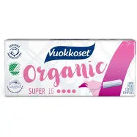Vuokkoset Anemoner Anemoner, 100% BIO, Supertamponger, 16 stk.