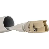 Sollux Hengelampe Thin, hvit, 30 cm, 3-lampe, lineær
