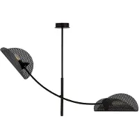 Emibig Taklampe Gladio, svart, 2 lyskilder