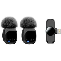 Lippa Dual Wireless Wind Protected Microphone With Lightning Connector (2-pack)
