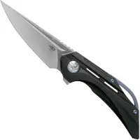 Bestech Vigil - Satin - Titanium foldekniv, svart