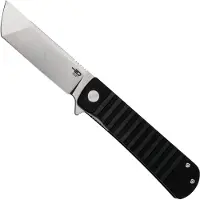 Bestech Titan - Satin + Stonewash - G10 foldekniv, svart