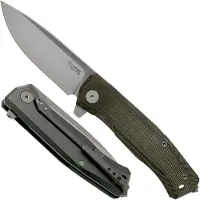 Lionsteel MYTO Micarta foldekniv, grønn