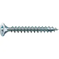 Spax 1191010500803, Skru, Metall, Zink, Tre, Flathode, Torx, Metallisk