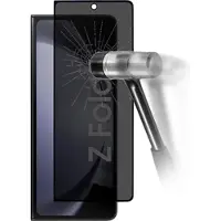 Mtp Products Samsung Galaxy Z Fold5 Privacy Full Cover Beskyttelsesglass - Svart Kant