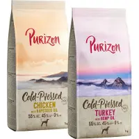 Purizon kaldpresset kalkun med hampolje - 4 x 1 kg