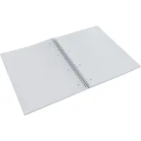 Esselte Colour'Breeze - Notatbok - trådbundet - A4 (210 x 297 mm) - 80 ark / 160 sider - kvadratisk - 4 hull - korall - polypropylenbelagt kartong