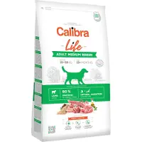 Calibra Dog Life Adult Lamb for mellomstore hunder - 12 kg