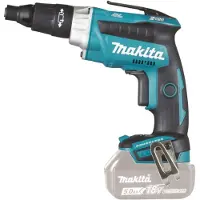 Makita DFS251Z - Drywall screwdriver - trådløs - sekskantsokkel 6.35 mm - uten batteri - 18 V - SOLO