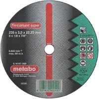 Metabo 616143000, Kutteskive, Stein, 18 cm, , Flatt senter, 2,22 cm
