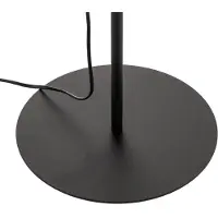 TK Lighting Gulvlampe Chicago med skjerm i lin