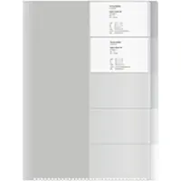 Other Plastmappe 5-fliker A4 transparent 25 Stk