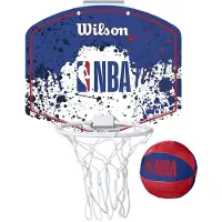Wilson NBA Team WTBA1302NBARD minibasketkurv, hvit