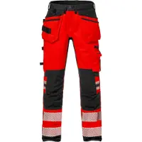 Fristads Håndverkerbukse stretch 2707 PLU, klasse 2 Varselgul/svart D92