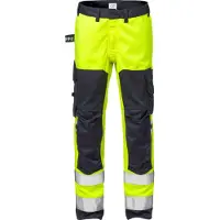 Fristads Bukse stretch Flamestat 2161 ATHF klasse 2 Varselgul/marineblå C156