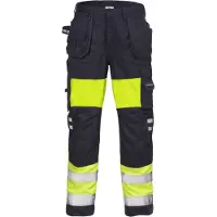 Fristads Bukse Flamestat 2776 ATHS klasse 1, dame Varselgul/marineblå 42