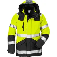 Fristads Skalljakke GORE-TEX 4988 GXB, klasse 3 Varselgul/marineblå 3XL