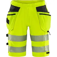 Fristads Green varselshorts klasse 2 2646 GSTP Varselgul/marineblå C66