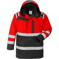 Fristads Vinterparkas 4042 PP, klasse 3 Varselgul/svart XS