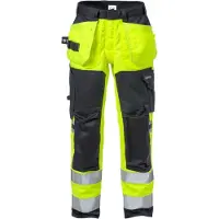 Fristads Bukse stretch Flamestat 2167 ATHF klasse 2 Varselgul/marineblå D108