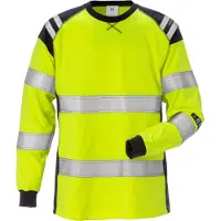 Fristads T-skjorte Flamestat dame 7097 TFLH klasse 3 Varselgul/marineblå M